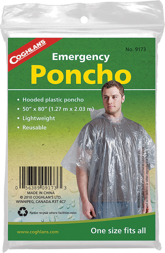 Emergency Poncho 24pk 9173 *CASE OF 24*