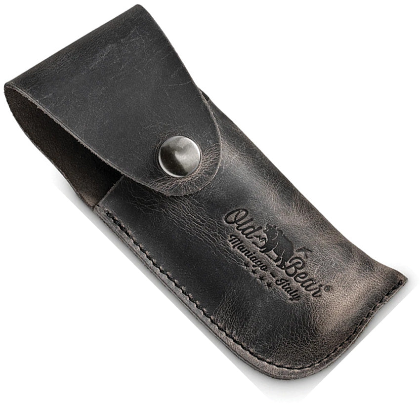 Black Leather Sheath FO.9300/16_DG