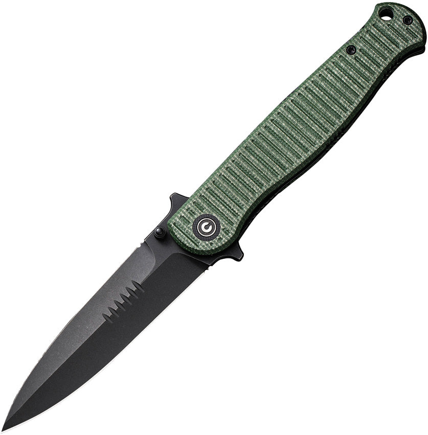 RS71 Linerlock Green Mic C23025-3