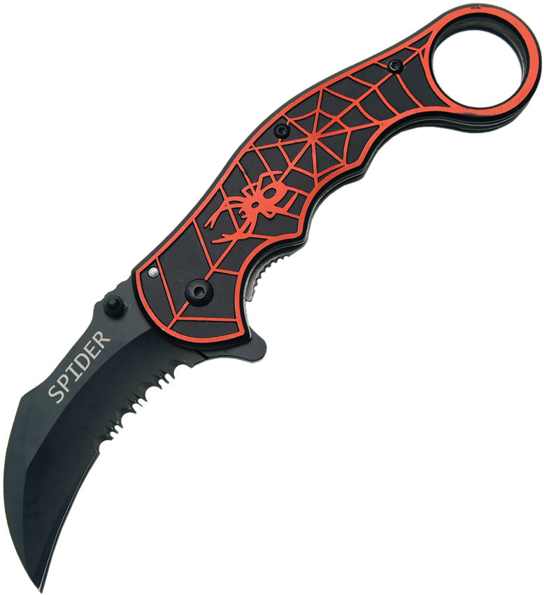 Spider Karambit Linerlock A/O 300224-RD