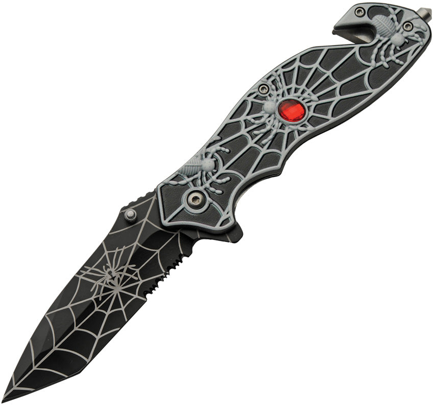 Spider Web Linerlock A/O Black 300568-BK