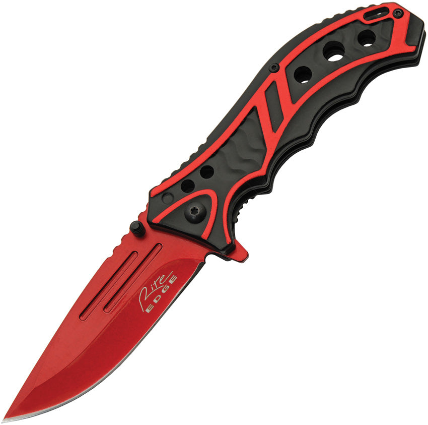 Caution Linerlock A/O Red 300585-RD