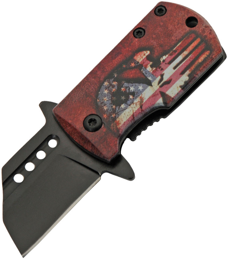 Money Clip Framelock A/O Skull 300590-RD