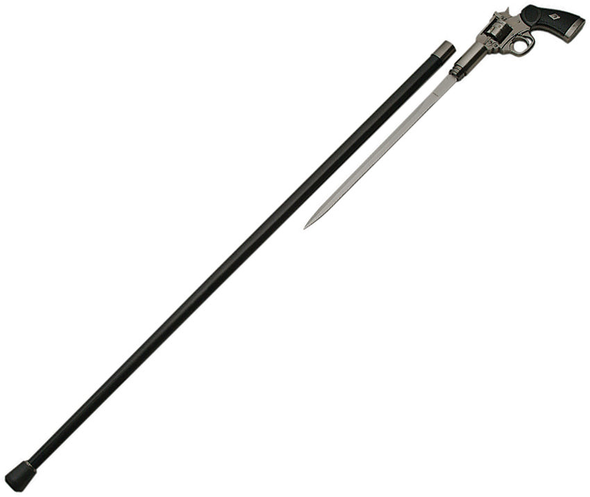 Gun Cane Metal Handle