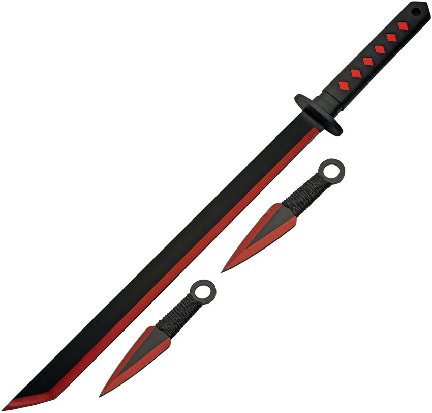 Ninja Sword Thrower Set Red 926971-RD