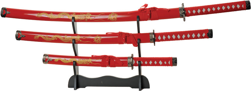 Gold Dragon Samurai Set Red 927029-RD