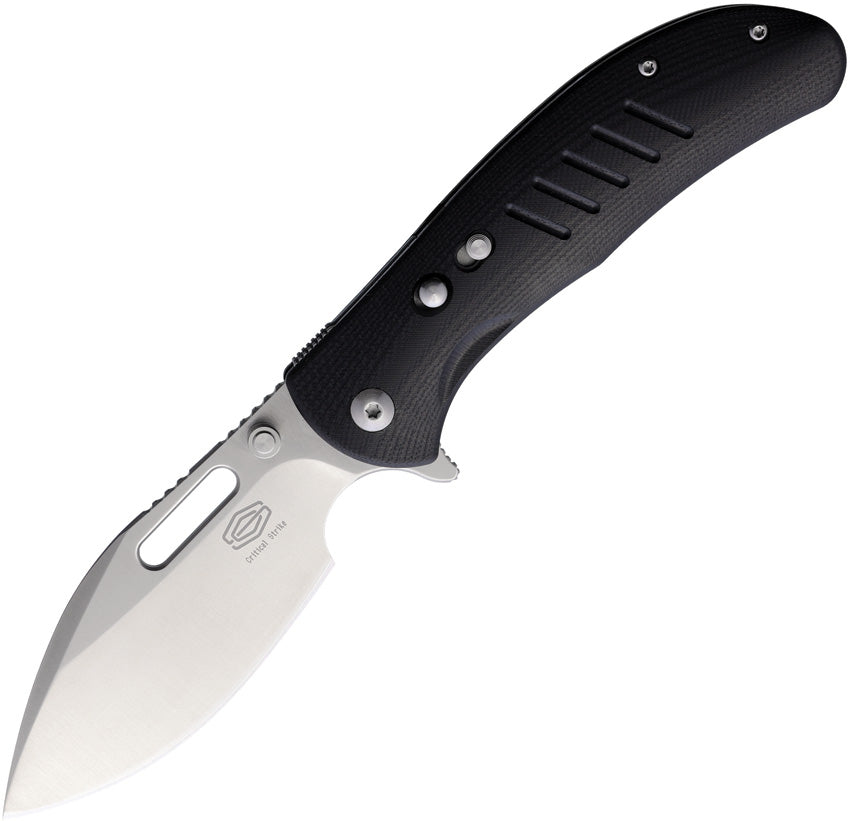 Zulu Button Lock Black Satin TL505-BKBW
