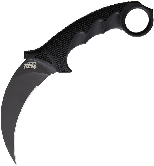 Steel Tiger Karambit Blk CS-49KST-BKBK-BRK