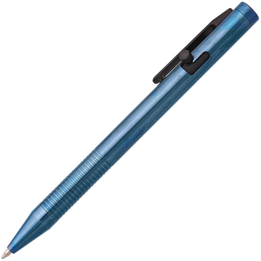 Bolt Action Pen Titanium Blue