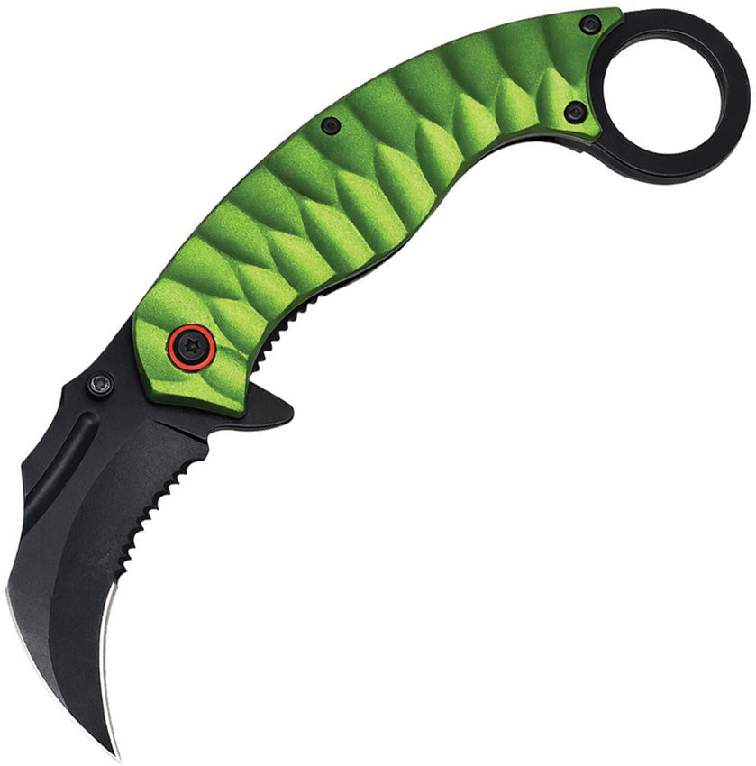 A/O Karambit Linerlock Green 10-A130GN