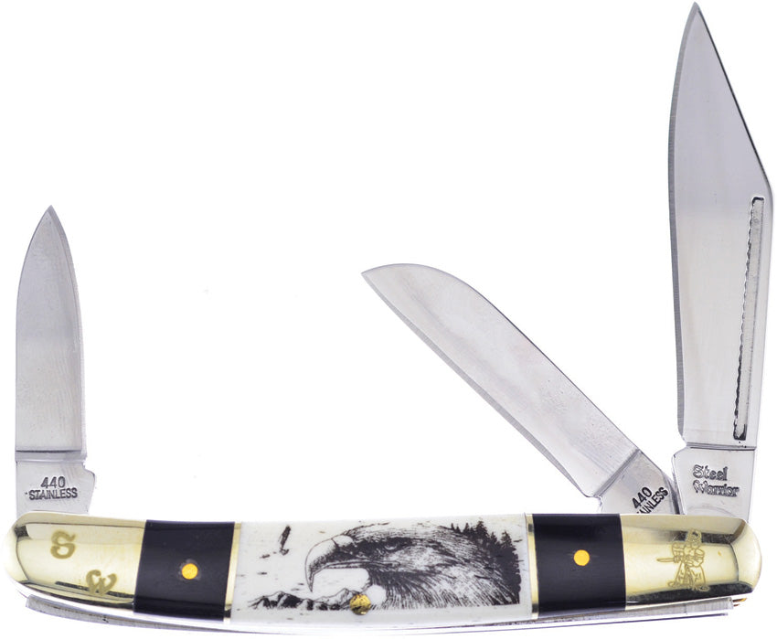 Wrangler Eagle Etch Bone