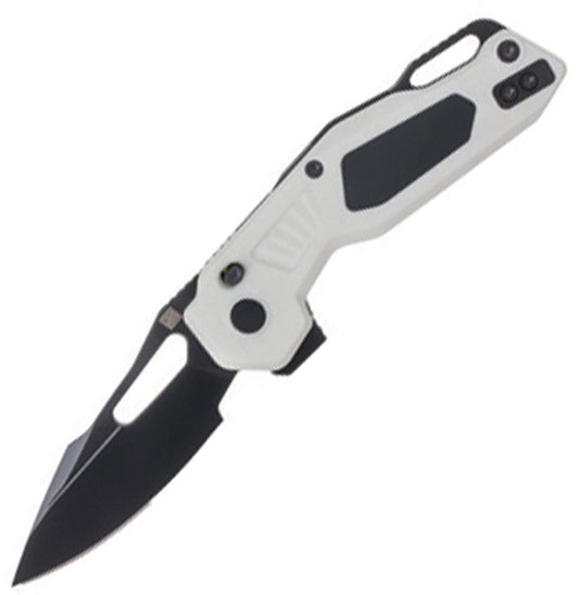 Mini Griffin Button Linerlock MINI GRIFFIN G10W/BK