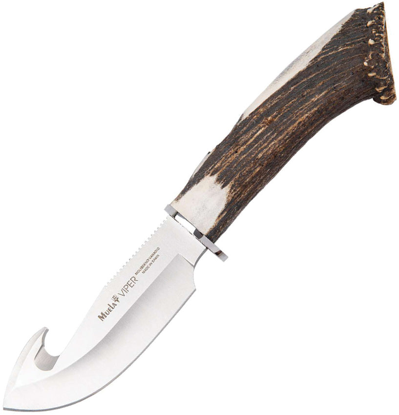 Viper-11S Fixed Blade Stag 02MU228