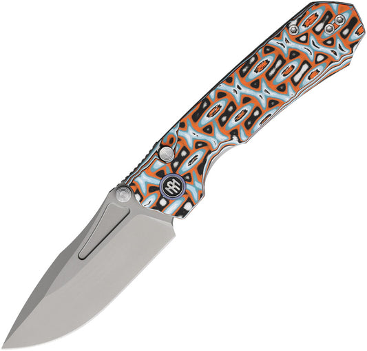 Rhino Button Linerlock Orange RNGD261