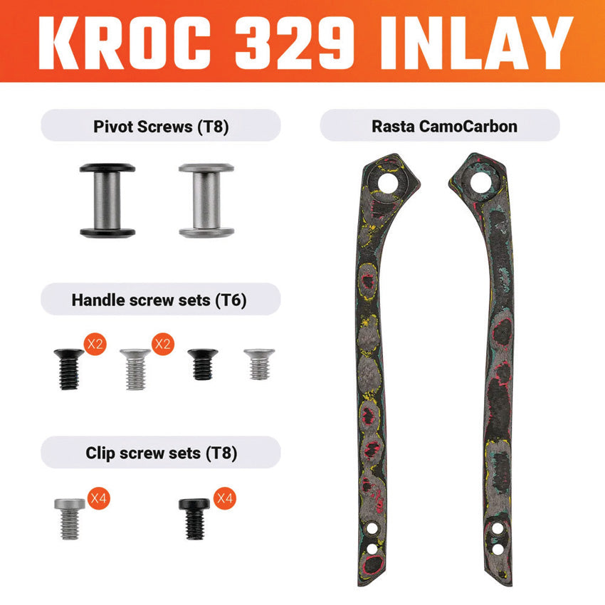 Kroc 329 Inlay Rasta Camo W0203