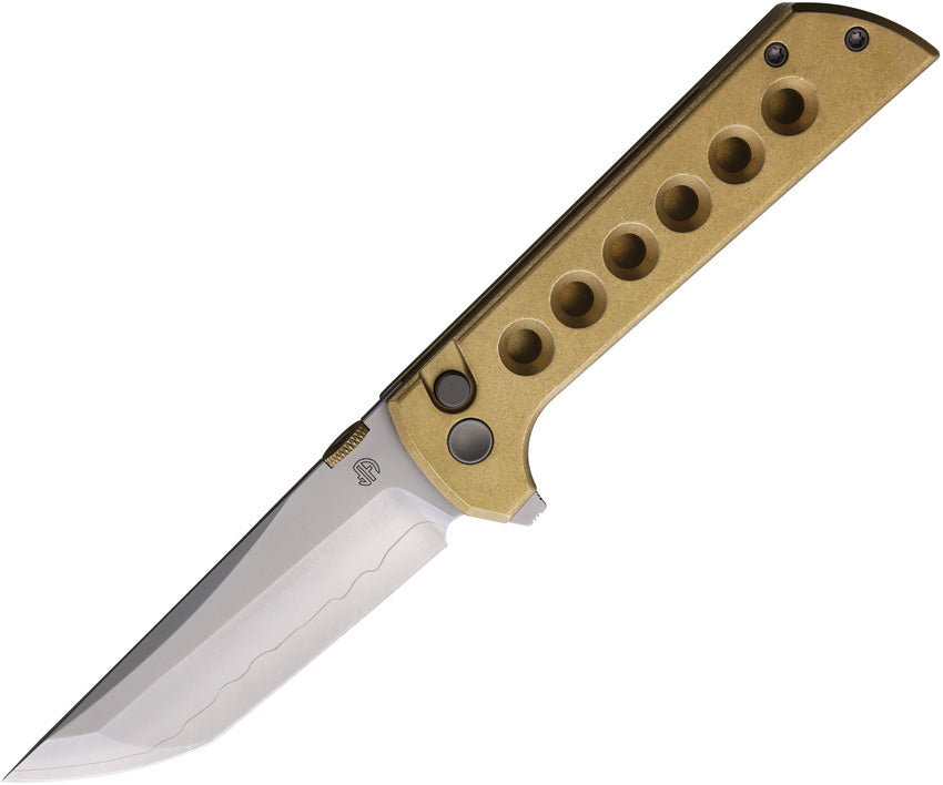 Chop 2 Button Lock Hole Brz 2404-BZ-H