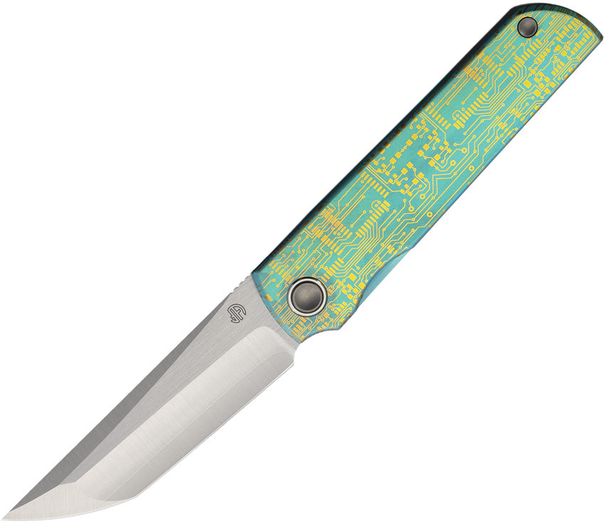 Zen Framelock Ti Teal 2414-A-ZDP189-A