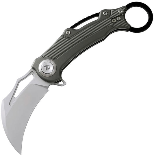 Button Lock Karambit Gry D4221AG