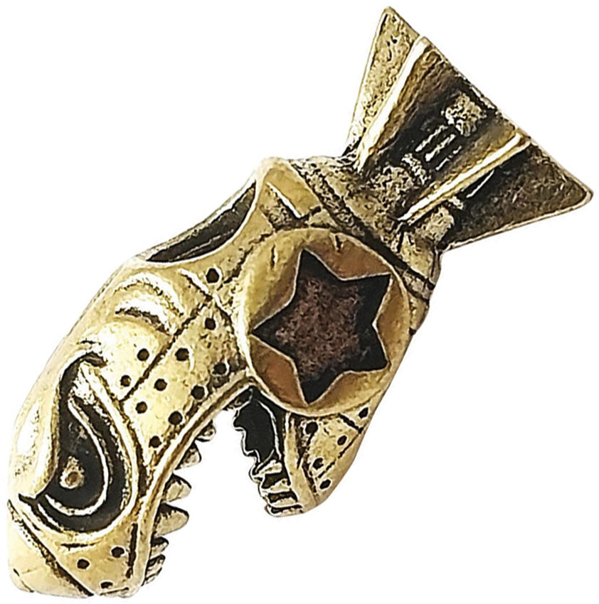 Shark Bomb Bead Brass CT3035