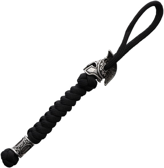 Black Spartan Paracord Lanyard