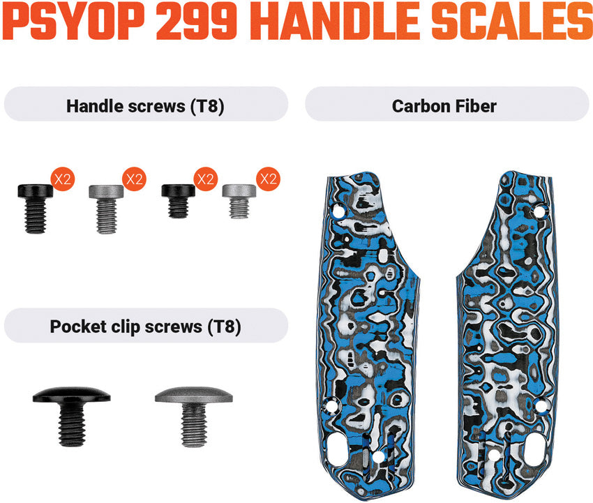 Psyop 299 Handle CF Blue W0401