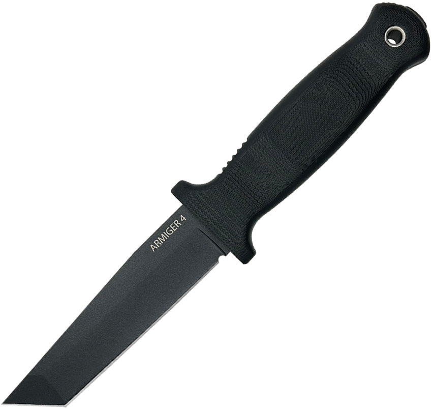Armiger 4 Fixed Blade Tanto ARM4-80CRV2-BLK-TP