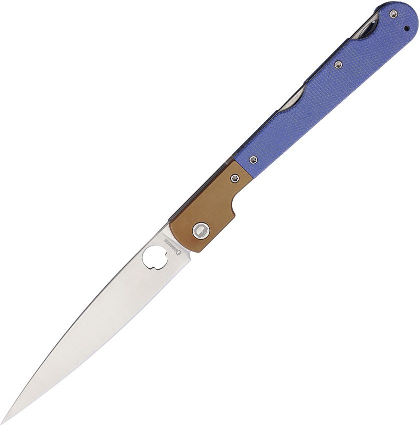Corso Lockback Blue Micarta DG2303-MBLUST