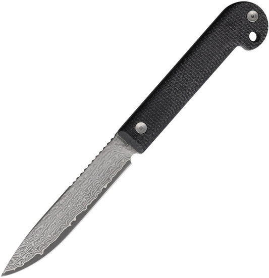 Ataman Fixed Blade Damascus DG2409S-MBK-DMSK