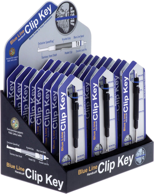 Blue Line Clip Key Display