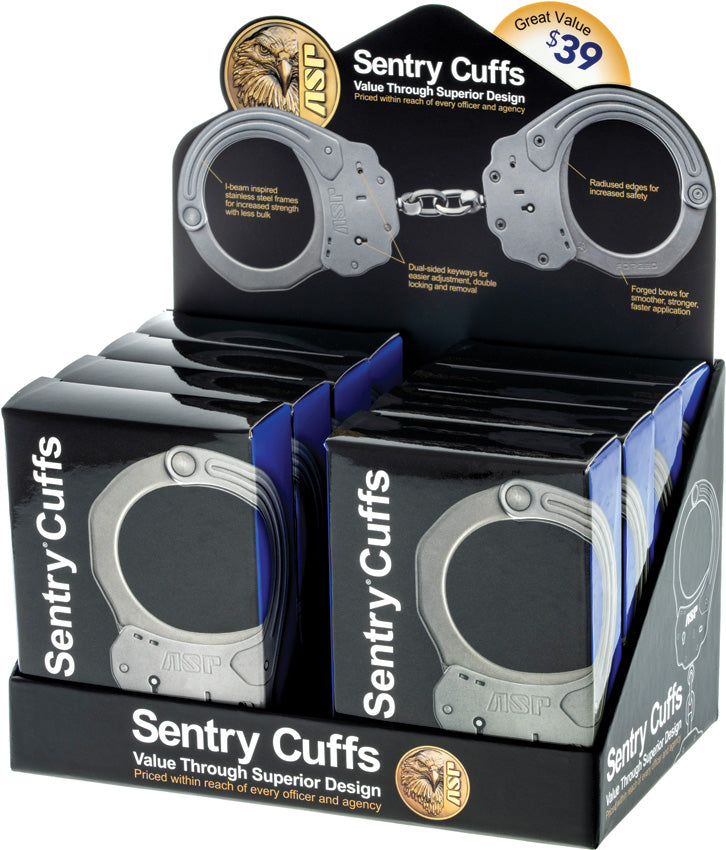Sentry Handcuff 8pc Display 81934