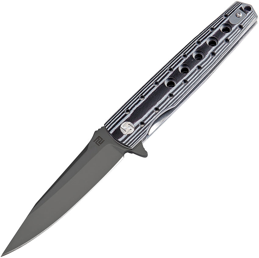 Virginia Linerlock D2 Blk/Wht 1807P-BBW