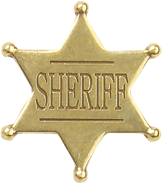 Deluxe Western Sheriff Badge