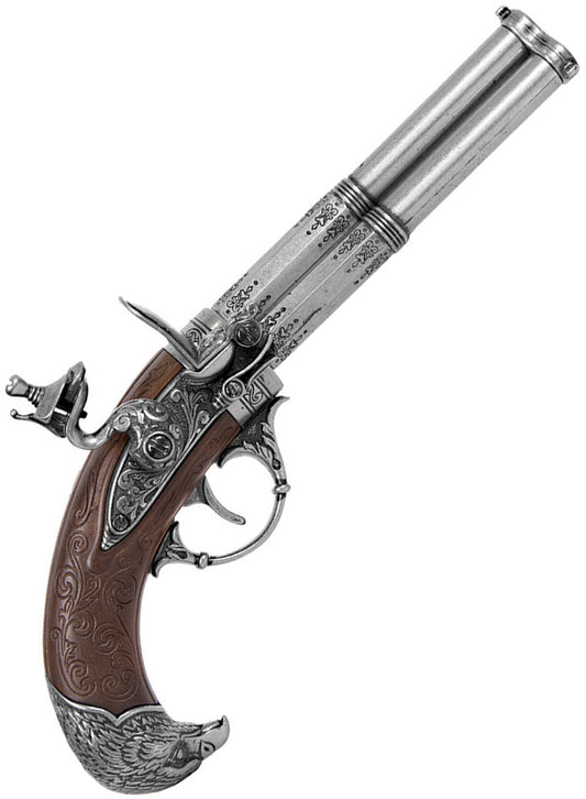 Revolving 3 Barrel Flintlock