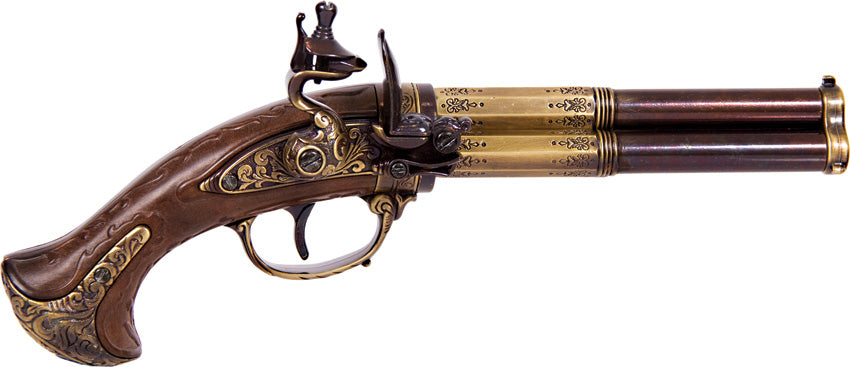 French 3 Barrel Flintlock 22-5309