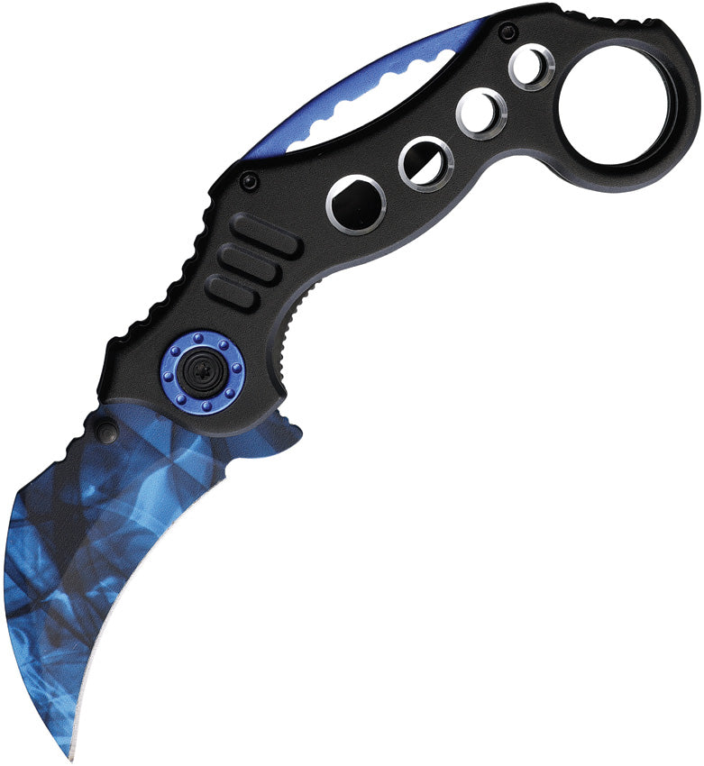 Karambit Linerlock A/O Blue 10-578BLB
