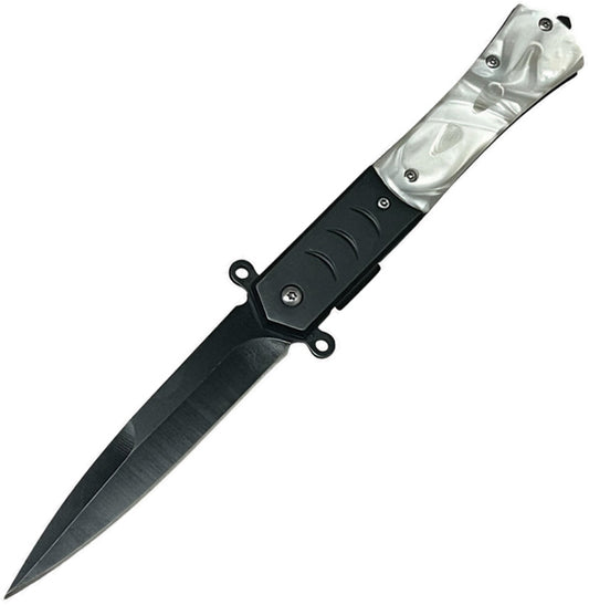Linerlock A/O White Swirl