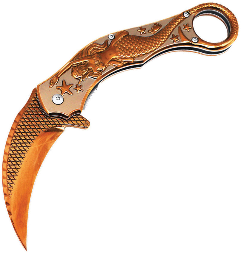 Mermaid Karambit Linerlock Ros