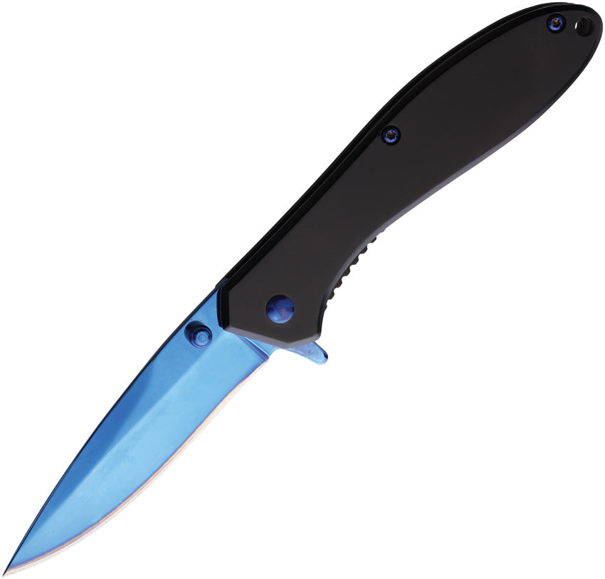 Linerlock A/O Black Blue 10-A28BLB