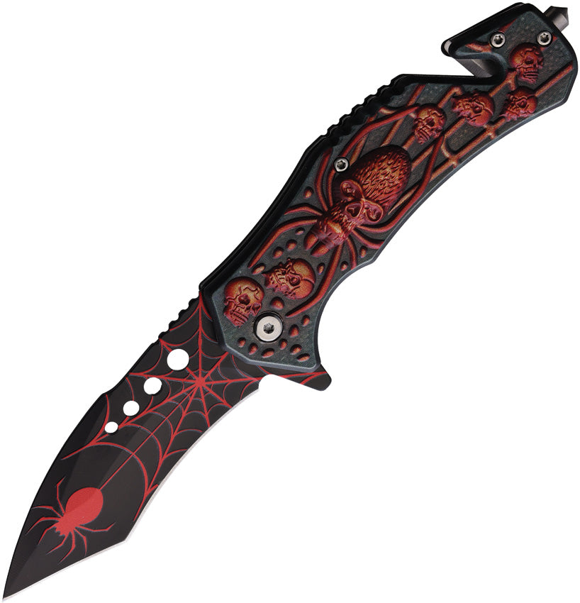 Spider Rescue Linerlock A/O 10-A34RD