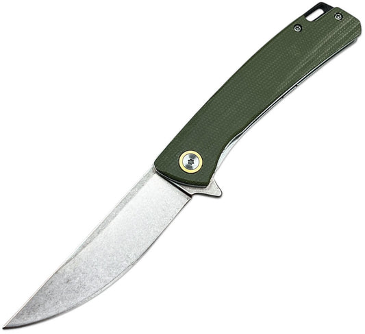 Linerlock Green Micarta