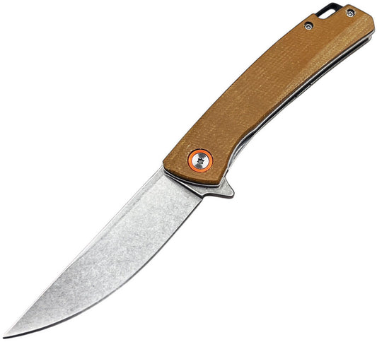 Linerlock Tan Micarta