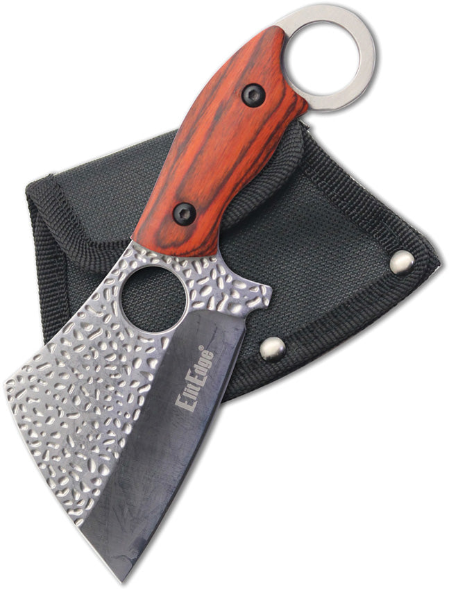 Fixed Blade Cleaver Brown 20-664SW
