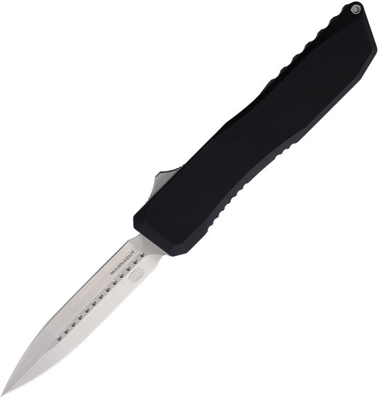 Auto Harpoon OTF Black AUTO BLACK AND SATIN DAGGER