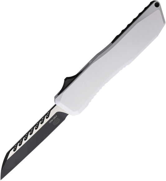 Auto Harpoon OTF White AUTO STORMTROPPER BLACK RAZOR