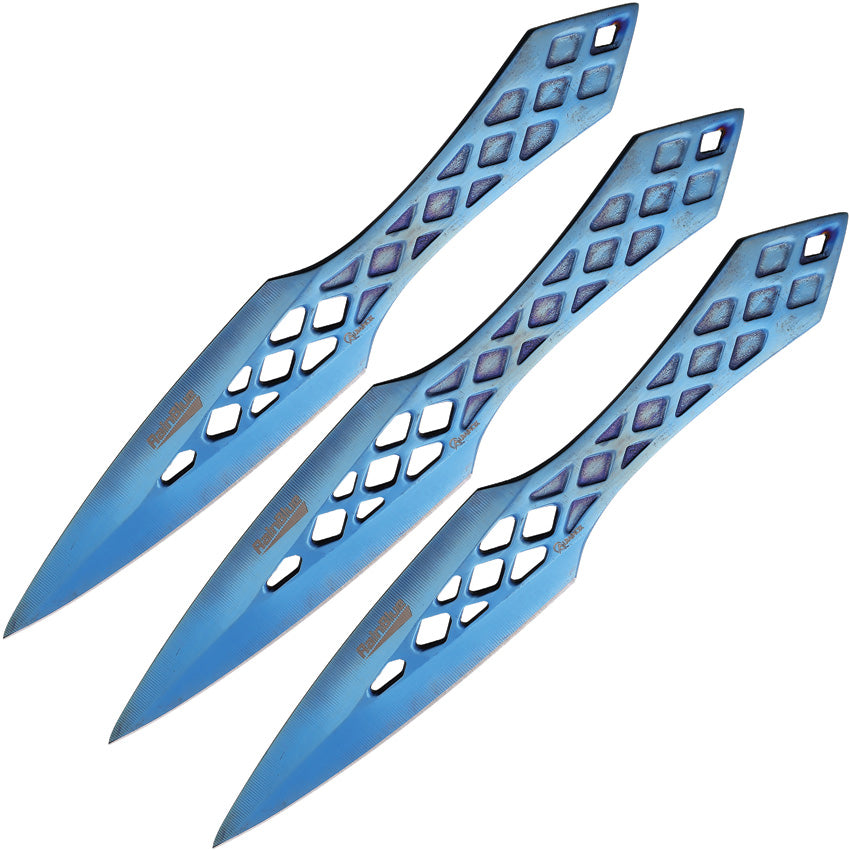 Throwing Knife Set Blue 32219