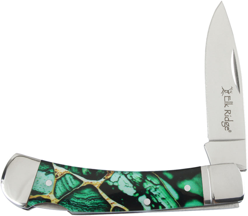 Lockback Dark Green ER-42451-DG