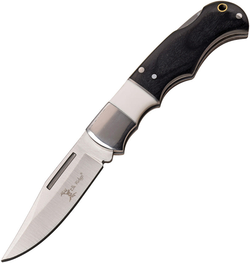Lockback Black/White ER-943WH