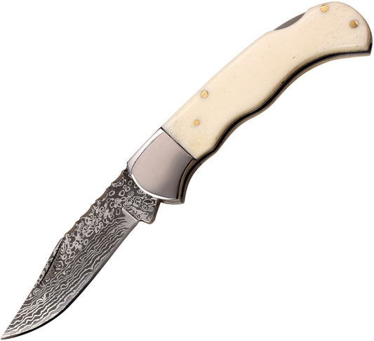 Lockback White Bone ER-956WB