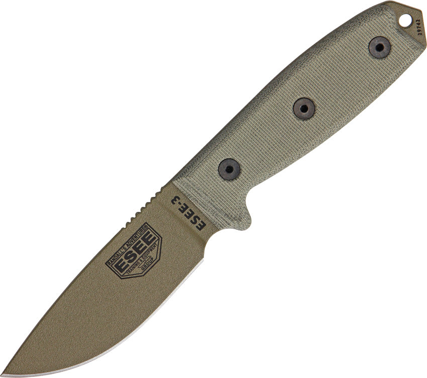 Model 3 Plain Edge ESEE-3P-MB-DE