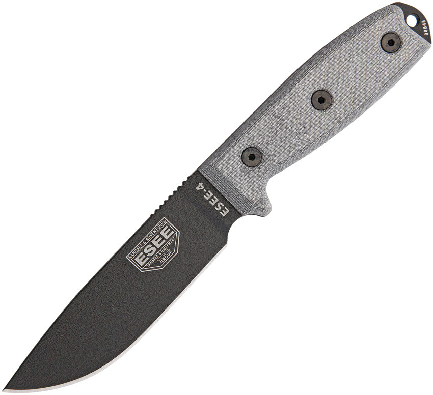 Model 4 Stainless Plain ESEE-4P-MB-B